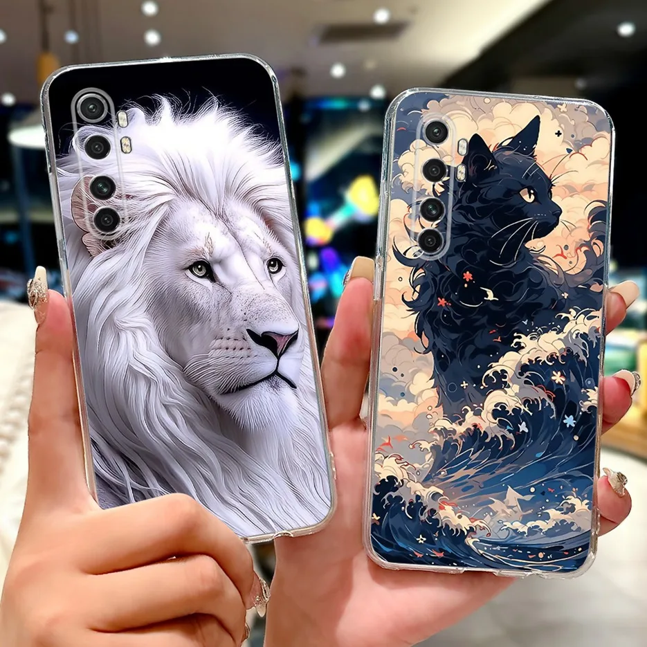 Para Xiaomi Mi Note 10 Lite funda nueva moda pintada funda de teléfono delgada suave de 6,47 pulgadas para Xiaomi Mi Note10 Lite funda trasera Coque - imagen 2