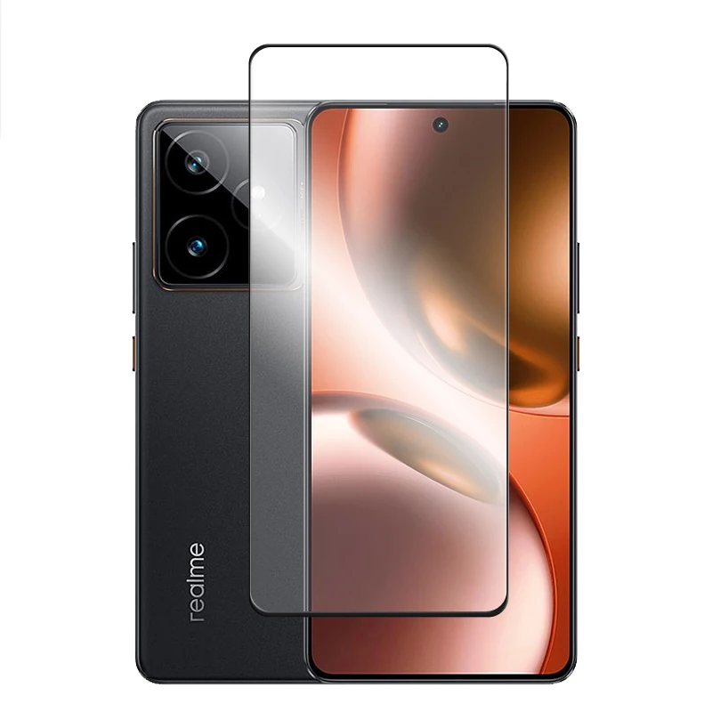 6 en 1 para Realme GT 7 vidrio para Realme GT 7 7T vidrio templado 2.5D Protector de pantalla de cubierta completa para Realme GT 7T GT7 película de lente - imagen 5