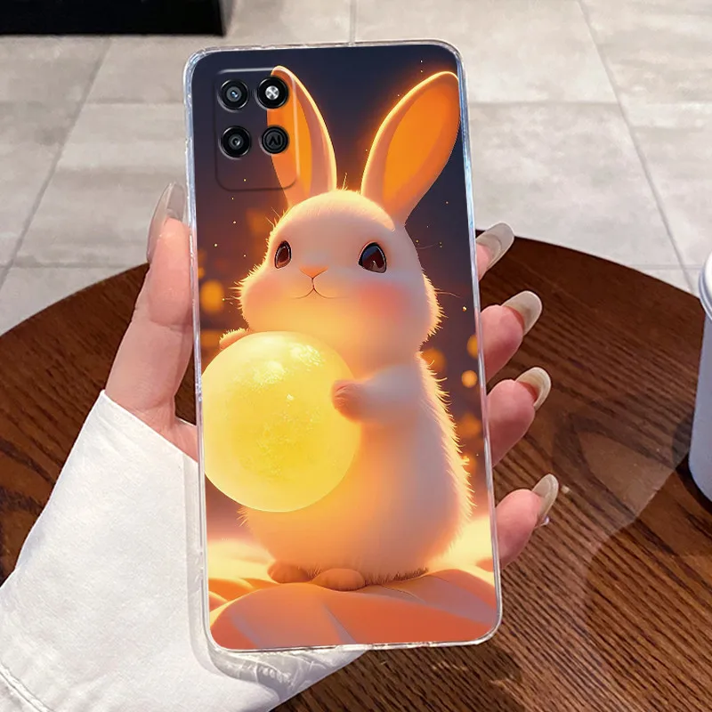 Carcasa para Realme V11 5G / V11S 5G dragón de lujo lindo Cool niños niñas funda de teléfono de silicona suave contraportada carcasa transparente de TPU - imagen 4