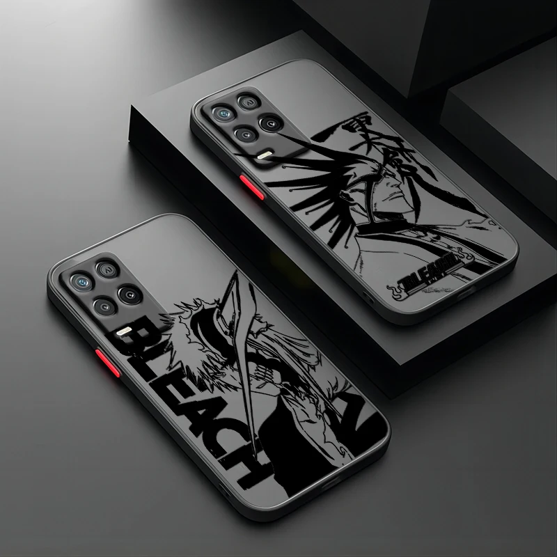 Funda translúcida de TPU para OPPO, carcasa translúcida esmerilada de Anime, para OPPO Realme 11, 20, 9, 9i, 8i, 8, 7i, 6S, 6i, 6, 5i, 5 Pro Plus