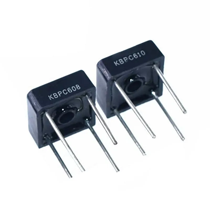 10 Uds KBPC608 KBPC610 KBPC1010 diodo rectificador de puente 1000V 800V 10A 6A juego de rectificadores de puentes de componentes electrónicos - imagen 5