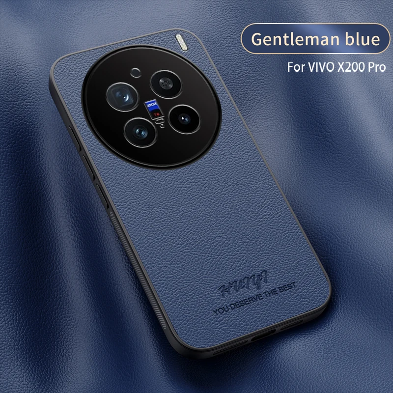 Funda magnética de marco suave de cuero de negocios de lujo para VIVO X200 Pro Mini VIVOX200 Pro VIVOX200Mini 5G fundas de teléfono Capa - imagen 5