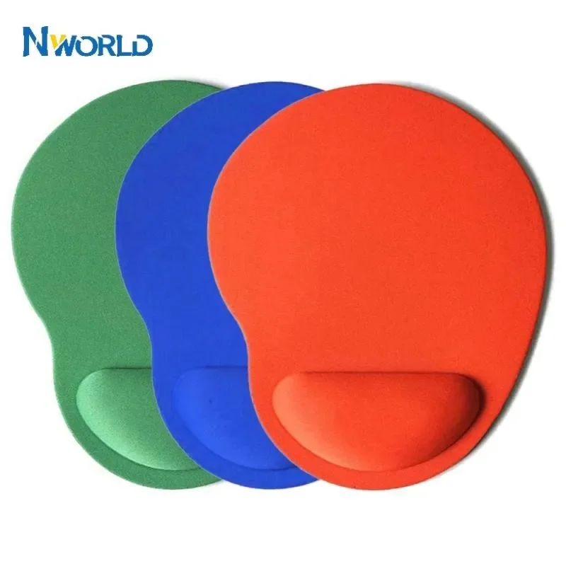 Alfombrilla de ratón con soporte de EVA, alfombrilla para ratón para juegos, alfombrilla para ratón de Color sólido, cómoda alfombrilla para ratón con reposamuñecas para PC y portátil - imagen 2
