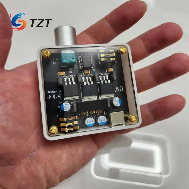 TZT MaxGeek A0 32Ω 1000mW Mini amplificador de auriculares Clase A amplificador de auriculares con fuente de alimentación lineal incorporada - imagen 4