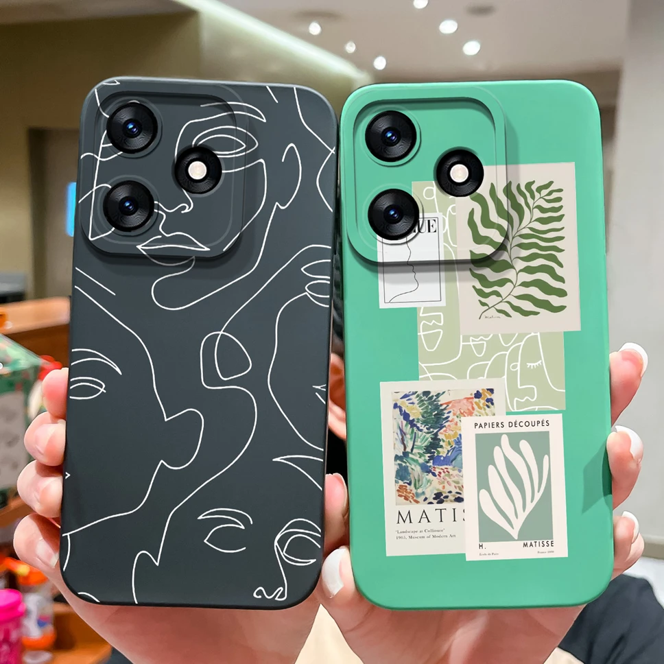 Funda para Tecno Spark 10 10C 10 Pro 4G 5G, cubierta suave de protección de cámara, carcasa de Cactus de moda para Tecno Spark 10 C 10Pro