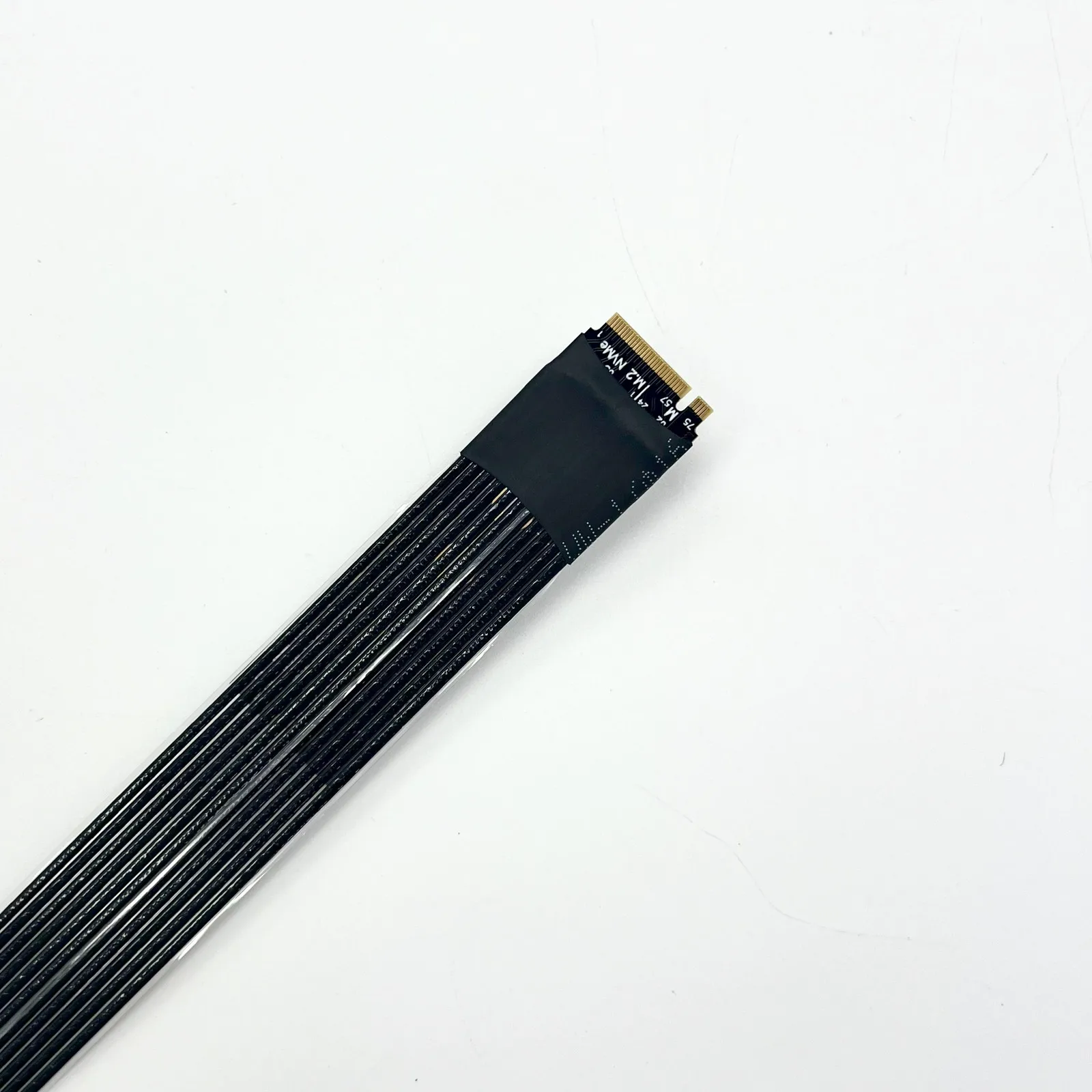 Cable elevador M.2 NVME a PCIe 5,0 x16 de ángulo de 90 grados, adaptador M.2 NGFF NVMe Gen5 M.2 a X16 para Cable de tarjeta gráfica de placa base STX - imagen 3