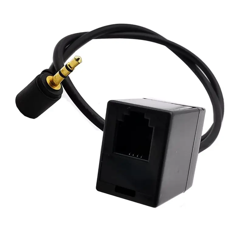 Cable adaptador de Audio RJ9 a 2,5mm, 2,5mm, TRRS macho a RJ9, 4P4C hembra, adecuado para cableado de teléfono Cisco - imagen 3