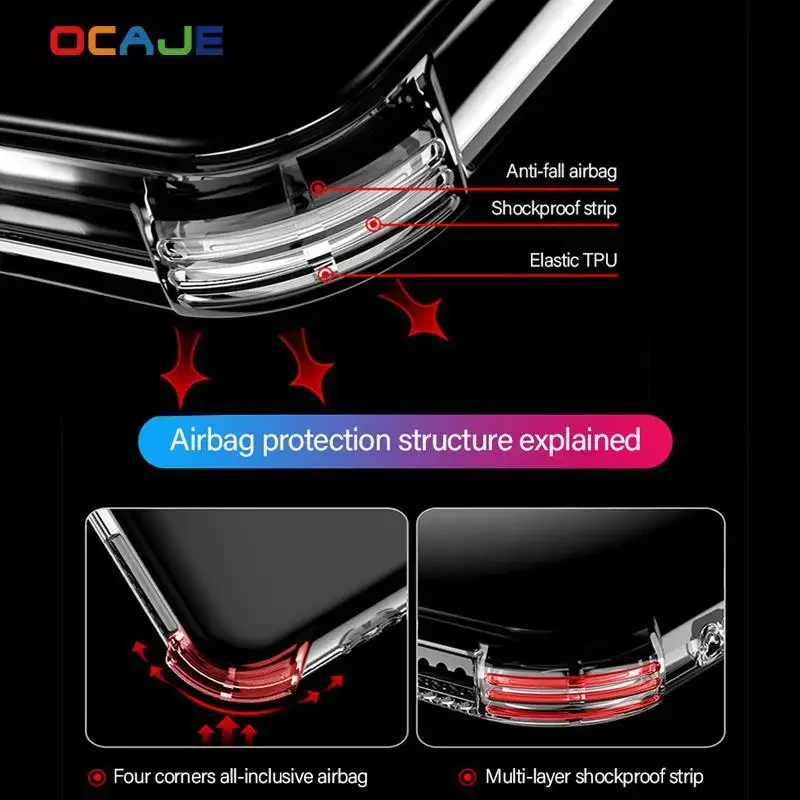 Funda transparente con cordón cruzado para Realme GT 6T 5 Pro, cubierta de silicona TPU suave a prueba de golpes para Realme NEO GT 6 SE 5 - imagen 5