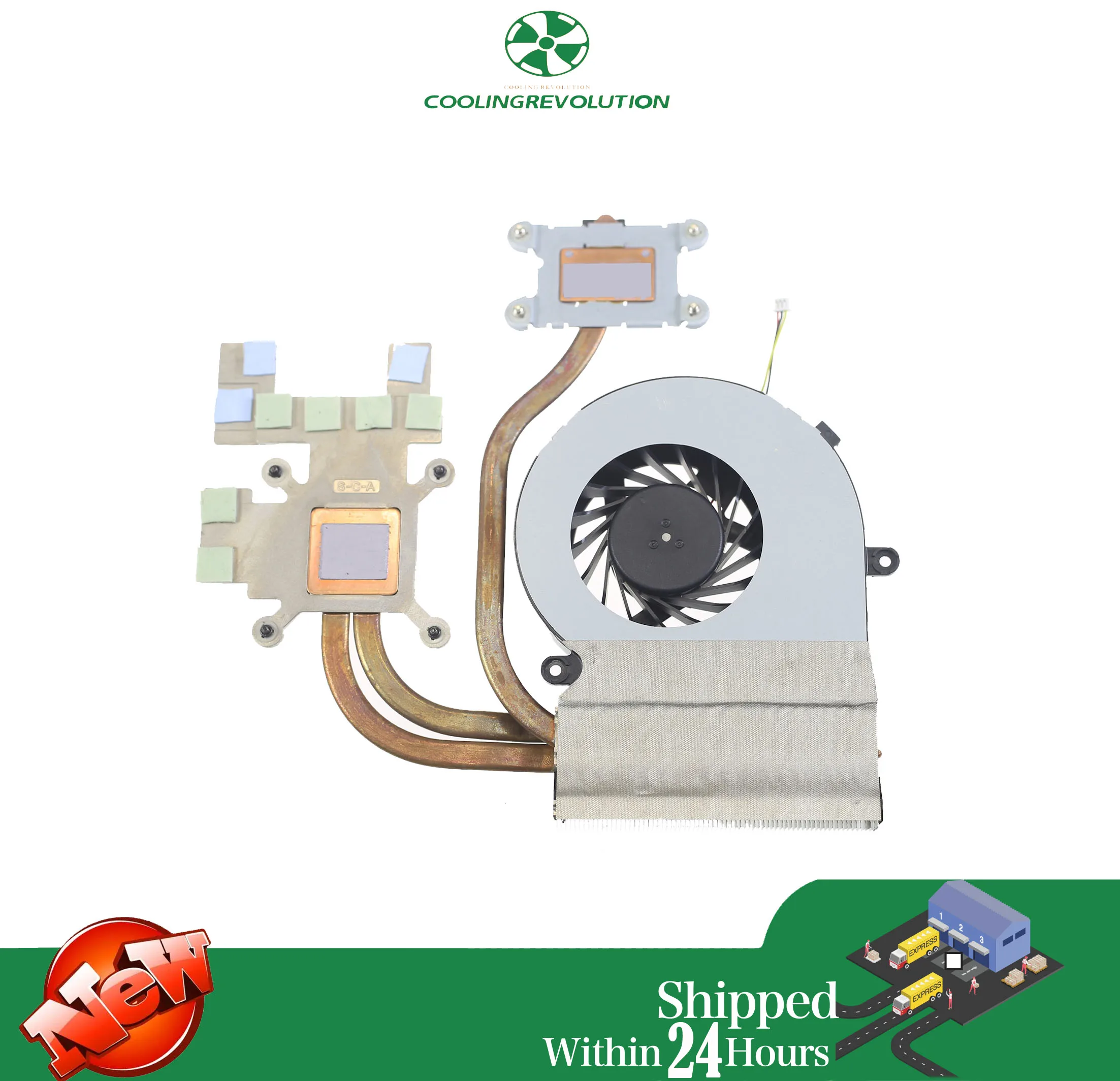 Disipador de calor genuino para la serie TOSHIBA X70 con ventiladores de refrigeración MF80150V1-C010-G99 SOL3BDCTM0I0035N0FS