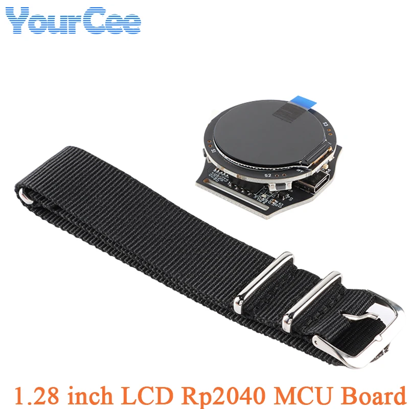 Módulo LCD de pantalla TFT redonda de 1,28 pulgadas Raspberry Pi RP2040 Placa de desarrollo para relojes tipo C 240*240