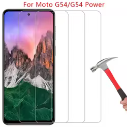 Funda de teléfono para motorola moto g54 power edition 5g vidrio templado motorolag54 motog54 motog g 54 54g g545g contraportada mto g54case