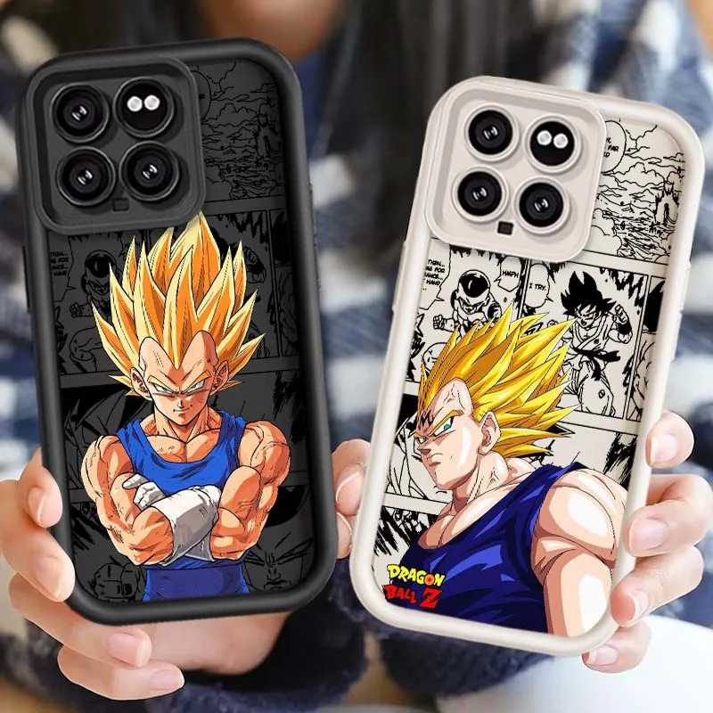 D-Dragon Balls Vegeta Anime Cover For Xiaomi Mi 17 15 14 13 12 14T 13T Pro Max Lite Eye Ladder Phone Case