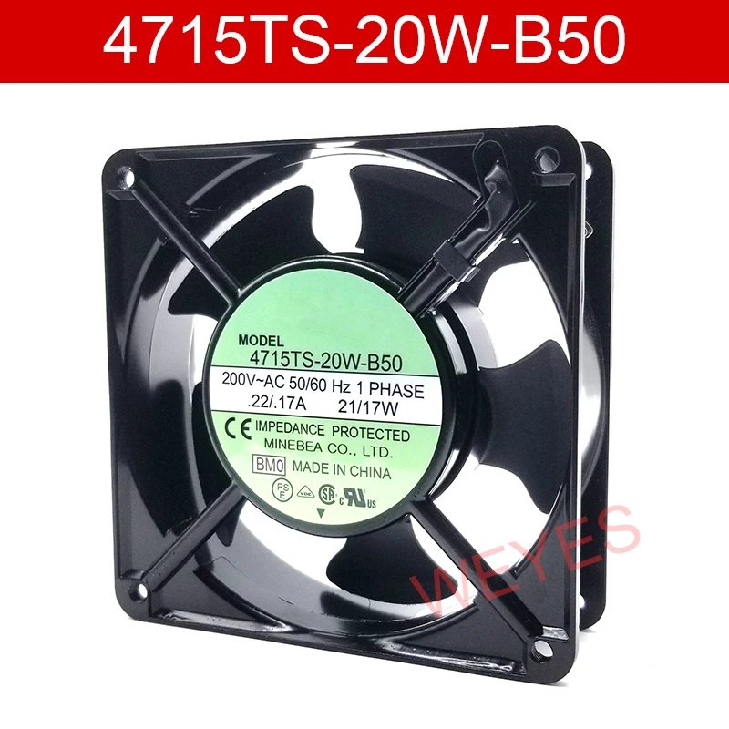 Ventilador de refrigeración original para 4715TS-20W-B50, 200V, 50/60HZ, 21/17W, nuevo