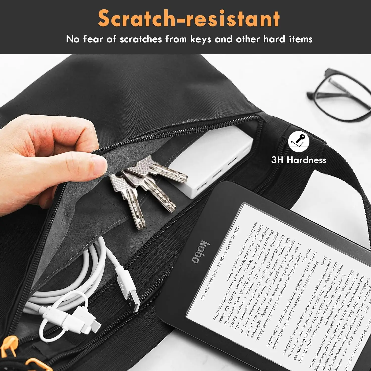 Paquete de 2-3 protectores de pantalla para Kobo Clara Color 6" 2024/Kobo Clara BW 6" 2024/Kobo Clara 2E 6" 2022 Película PET de cobertura total - imagen 5