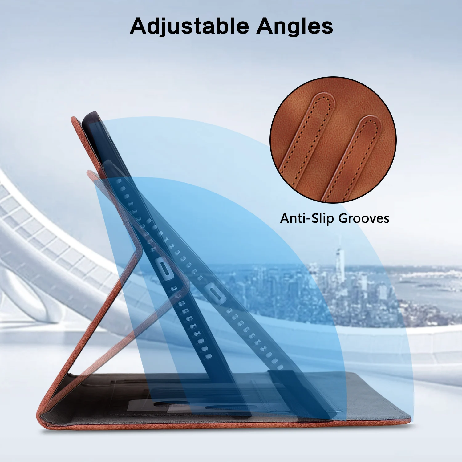 Funda de cuero PU de lujo Universal para Huawei Honor Pad X9a X9 Pro 2025, funda con soporte multiángulo ajustable de 11,5 pulgadas a prueba de golpes - imagen 3