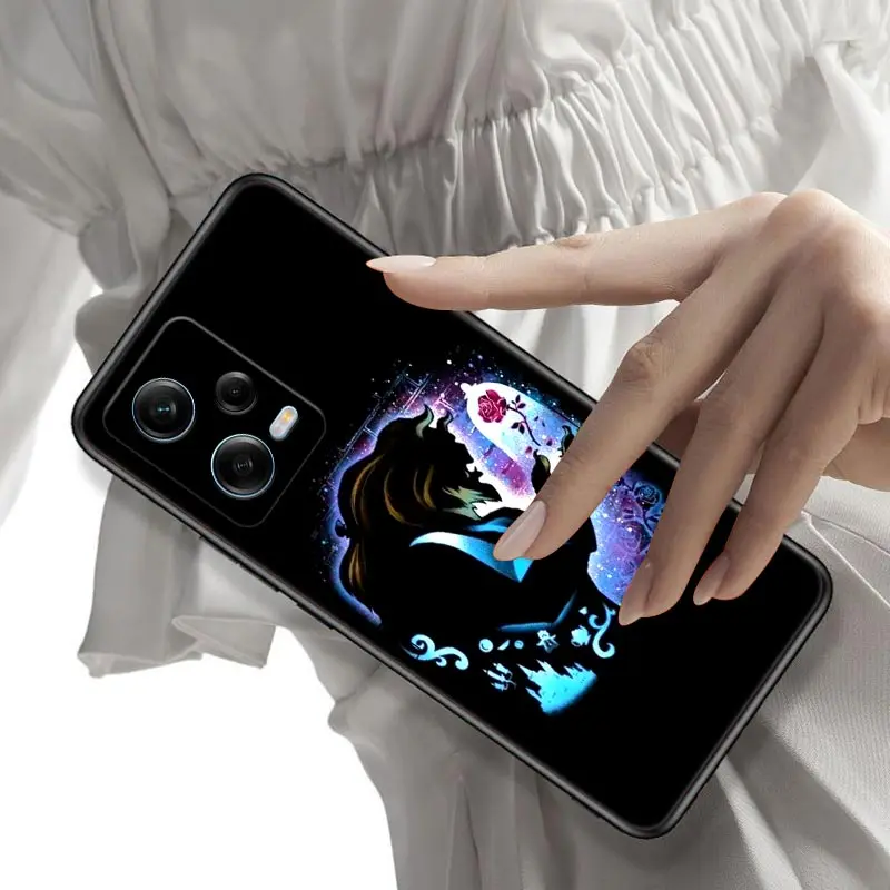 D-disney princesa Bella Ariel Mulan funda para Xiaomi Redmi Note 13 12 Pro Plus 11 10 9 8 Pro 12S 11S 13C 12C 10C funda de teléfono - imagen 4