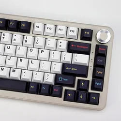 KBDiy GMK Colorchrome Keycaps Hangul Cherry Profile PBT 143 Juego de teclas Alice Keycap personalizado para Aula 60 Teclado mecánico Tapa de tecla