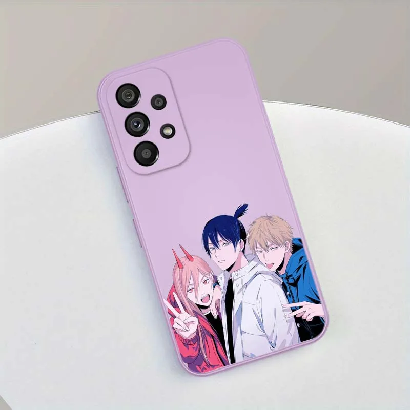 Funda de motosierra de Anime para Samsung Galaxy A73 A72 A71 A70 A60 A56 A55 A54 A53 A52 A51 A42 A36 A35 A31 - imagen 2