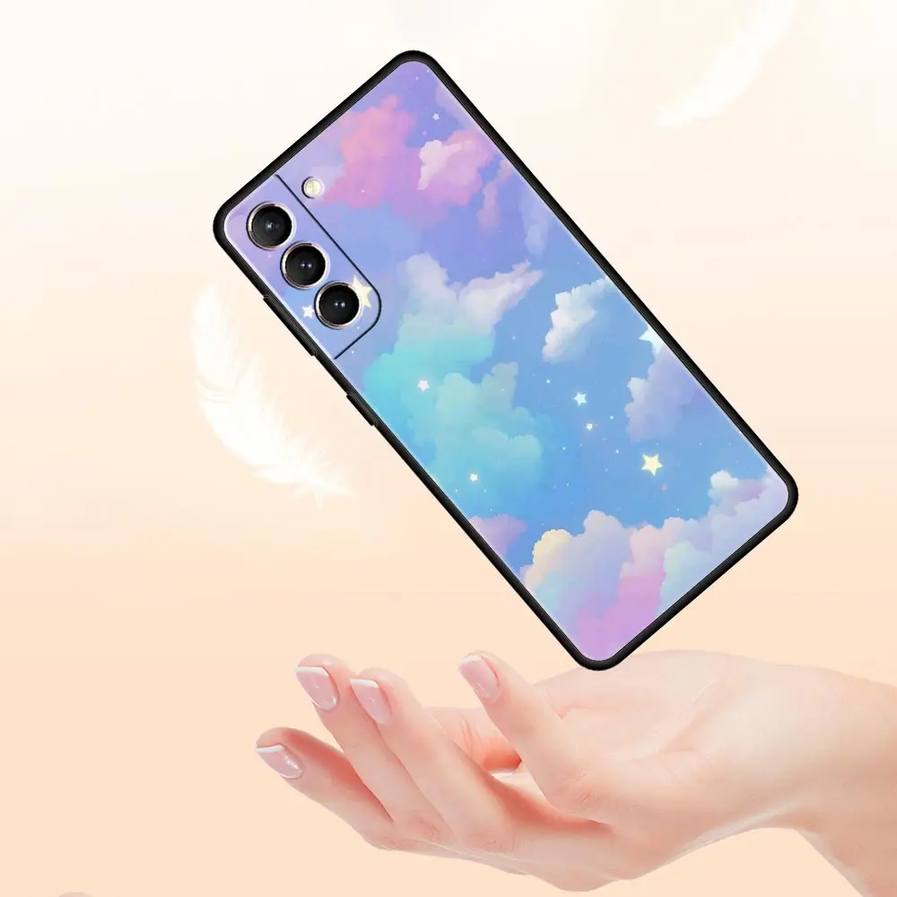 Funda de teléfono flotante con mural de caramelo líquido para Samsung Galaxy S24 S23 S22 Ultra S20 S21 FE 5G S10 S9 Plus S10E S8 S7 Edge, funda suave - imagen 5