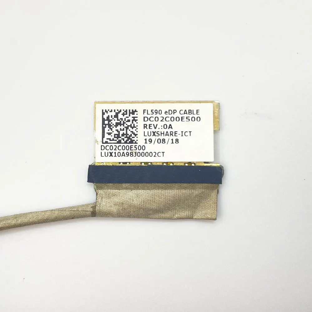 Cinta de pantalla LED LCD para portátil, cable de cámara para Lenovo ThinkPad L590, FL590, EL590, DC02C00E520, DC02C00E630, DC02C00E820, DC02C00E830 - imagen 4