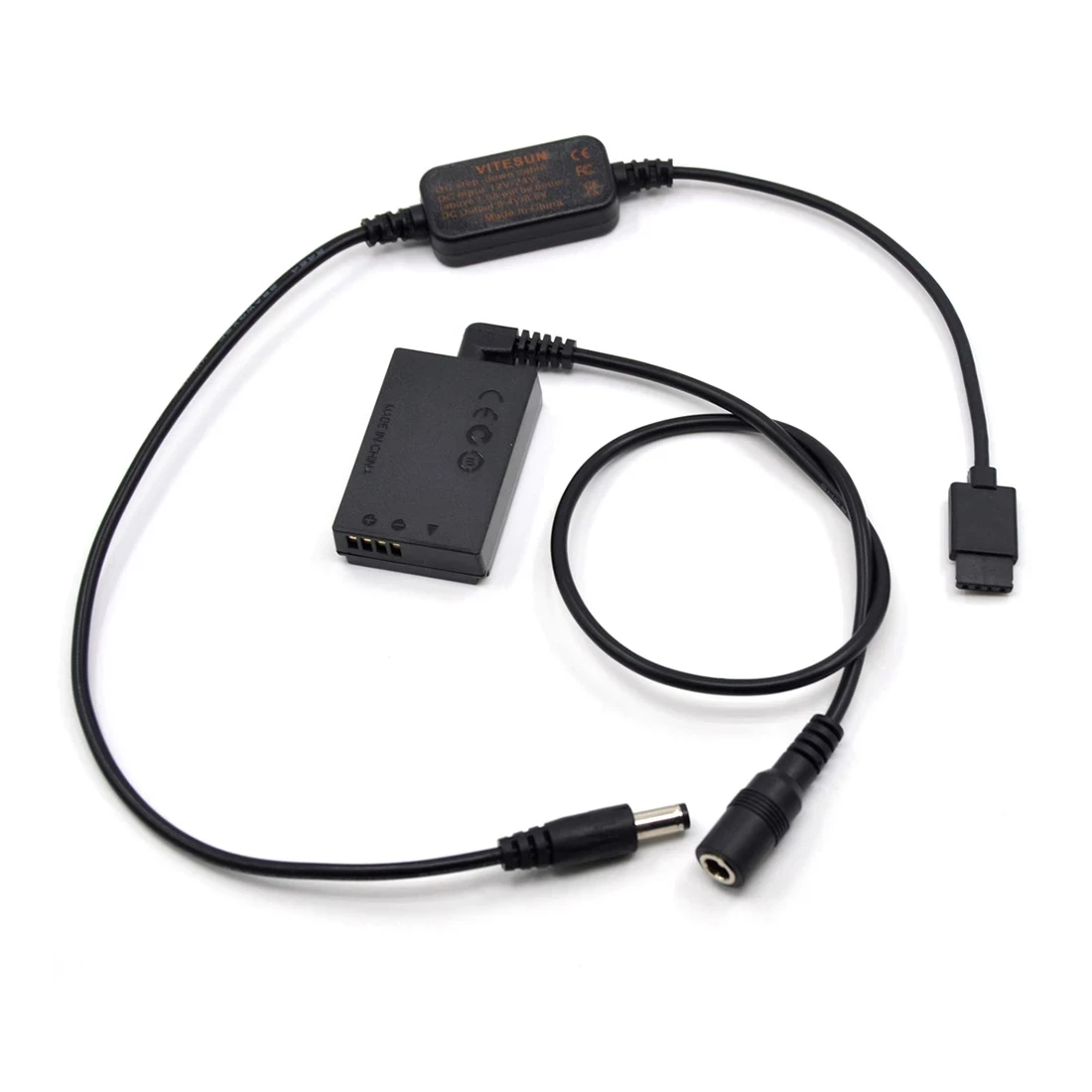 Cable de alimentación CC para DJI Ronin-S LP-E12 batería simulada acoplador de DR-E12 para cámaras Canon EOS-M M2 EOS-M50 EOS M10 M50 M100 - imagen 2