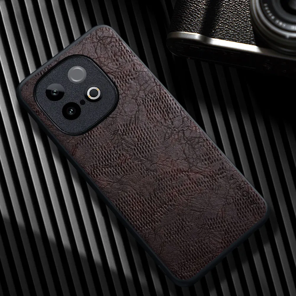 Funda de cuero para teléfono móvil Vivo iQOO Neo 10 Wind Cortex Pattern - imagen 5
