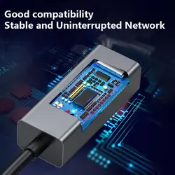 Adaptador USB-C a RJ45 2.5G - 10/100/1000/2500 Mbps para portatil