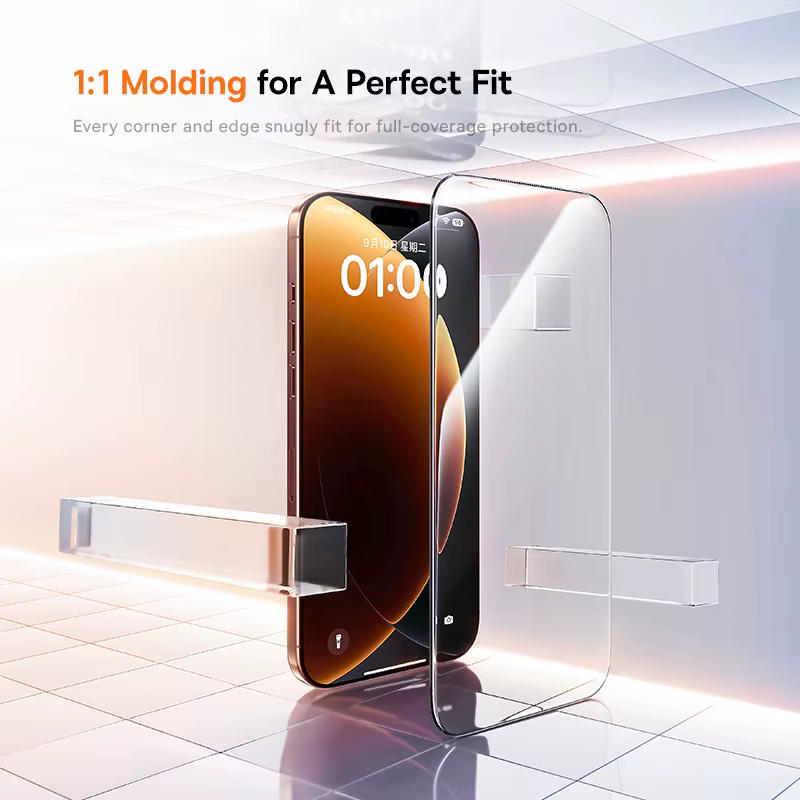 Baseus Vidrio Templado iPhone 15/16 - Protector Privacidad HD - imagen 4