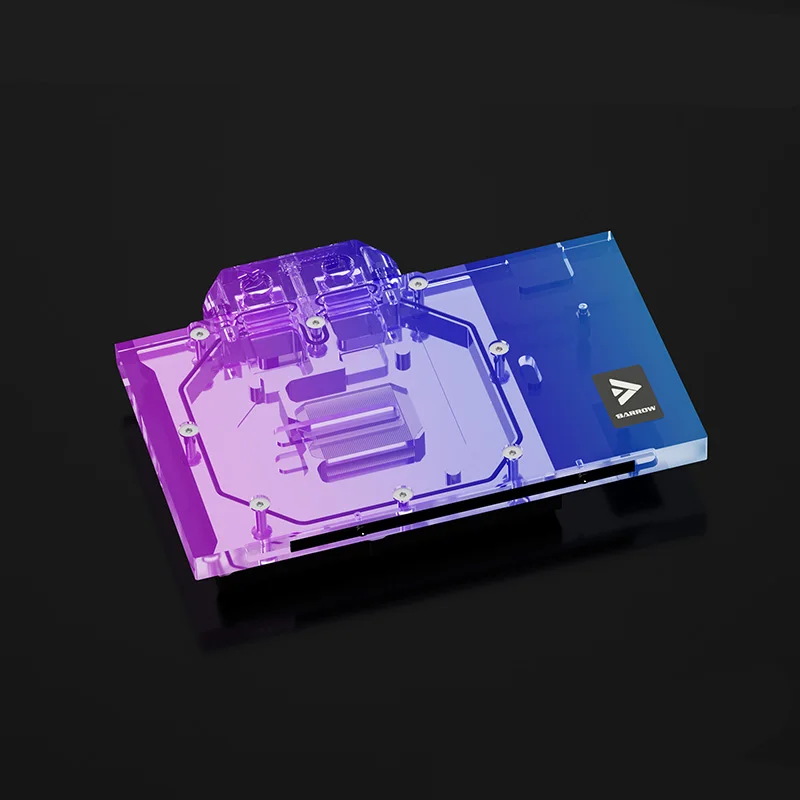 Barrow GPU bloque de agua servir para NVIDIA RTX 4080 (FE) edición enfriador de tarjeta gráfica con placa posterior, 5V 3PIN, BS-NVG4080-PA - imagen 3