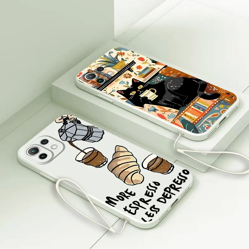 Funda blanda para Xiaomi Mi 13 11 12 Lite 10T 11T 12T Pro gato de dibujos animados - imagen 5