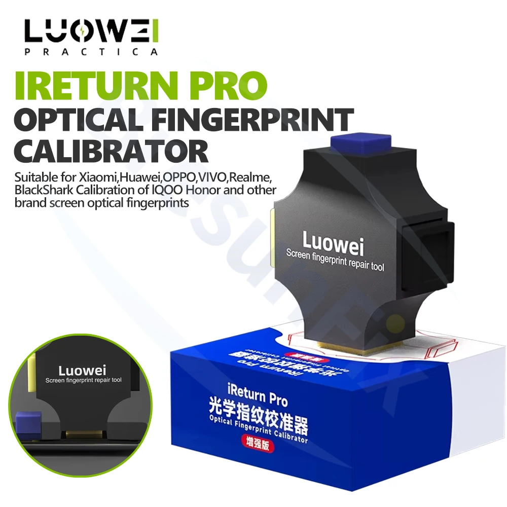 LUOWEI IReturn Pro calibrador óptico de huellas dactilares para Huawei Samsung Xiaomi OPPO VIVO herramienta de calibración de huellas dactilares de teléfono Android - imagen 2