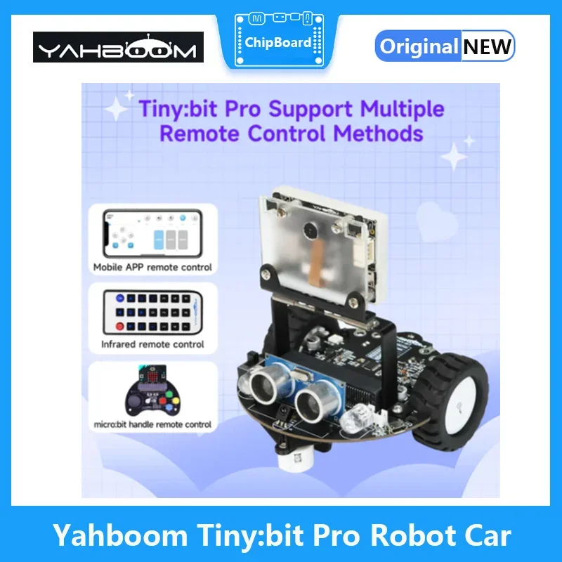 Tiny:Bit Pro AI Robot Visual programación de coche módulo K210 para reconocimiento Visual AI Kit de conducción autónoma Yahboom - imagen 4