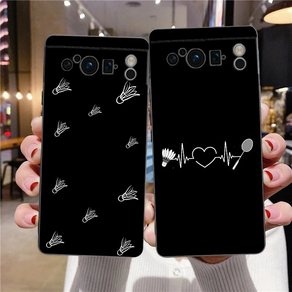 Para Google Pixel 10 Pro funda de teléfono Pixel 9 Pro XL TPU funda Pixel 8 Pro 9A 8A 7A 7 6A 6 Pro funda suave bádminton - imagen 2