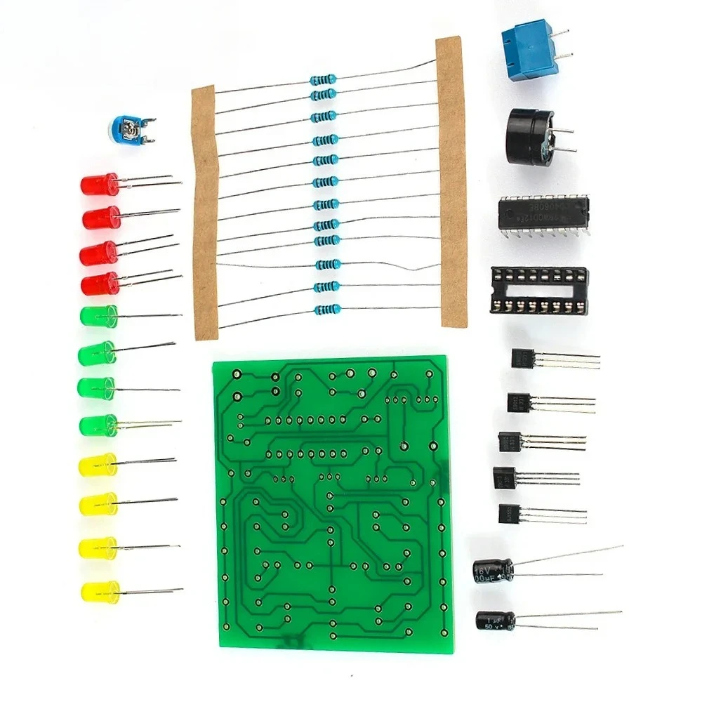 Kit de fabricación de lámparas de ensueño CD4060, 3V-5V, CD4060, fabricación de linternas musicales, lámpara de música Alice, fabricante de entrenamiento, Kit electrónico de laboratorio DIY - imagen 3