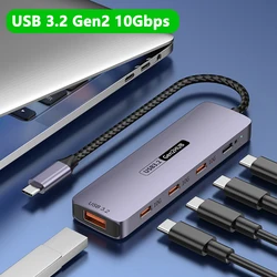 Hub USB-C de alta velocidad para portátil, MacBook y móvil