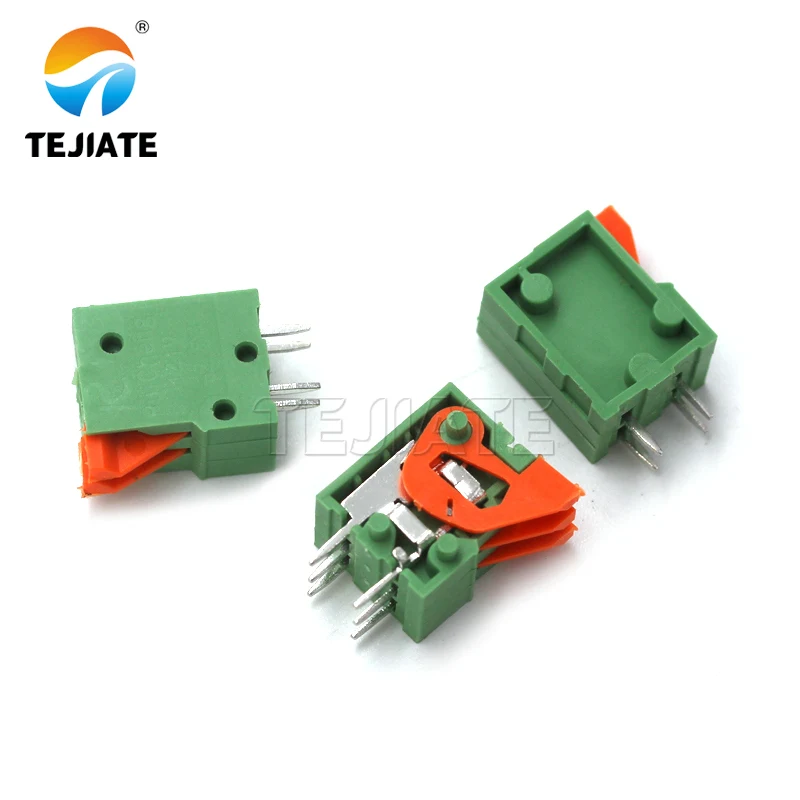 Bloque de cableado piezas, 10 KF141V-2.54MM, 2P Spring PCB, empalmable - imagen 3