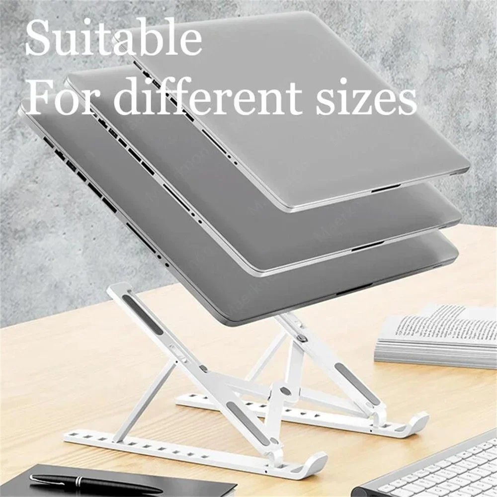 Soporte ajustable para ordenador portátil, soporte plegable para portátil, Base de soporte para Macbook Air Pro, accesorios para tableta y ordenador - imagen 4