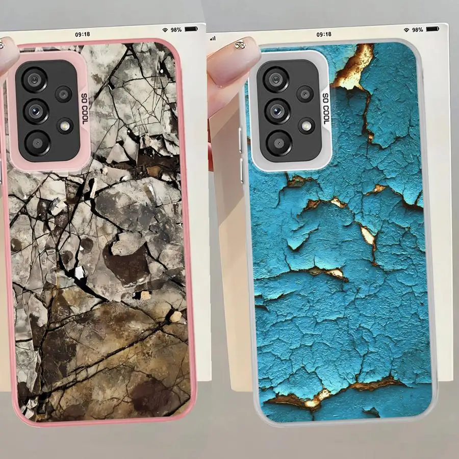 Funda para Samsung para Galaxy A12 A25 A22 A14 A16 A34 A32 A15 A24 A13 A23 funda suave diseño Retro oxidado - imagen 3