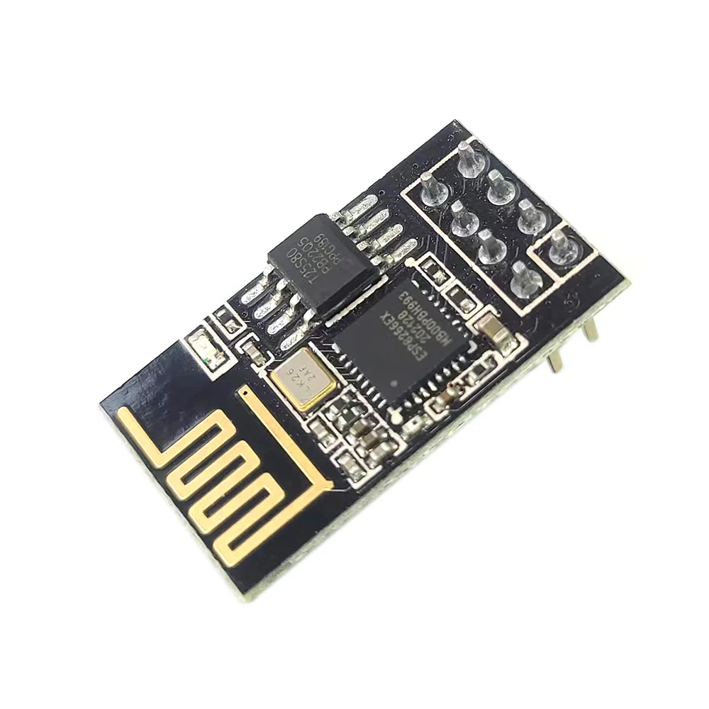 Módulo Wifi ESP 01S ESP8266, bajo consumo de energía, puerto serie de 8 pines a módulo WIFI, placa de desarrollo inalámbrica ESP01S ESP-01S - imagen 4