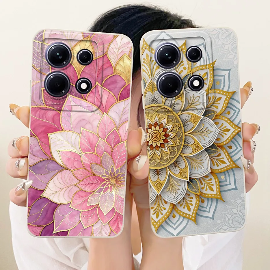 Para Infinix Note 30 VIP funda X6710 nueva cubierta pintada de caramelo funda de teléfono suave de TPU para Infinix Note 30 Pro Note 30i Note30 VIP Shell - imagen 2