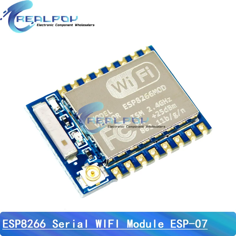 Módulo serie Wifi ESP8266 ESP-07 con antena SMA inalámbrica de 11cm 2,4G, ganancia de 2dB 2,5dB para Cable adaptador NRF24L01 PA de 20cm - imagen 5
