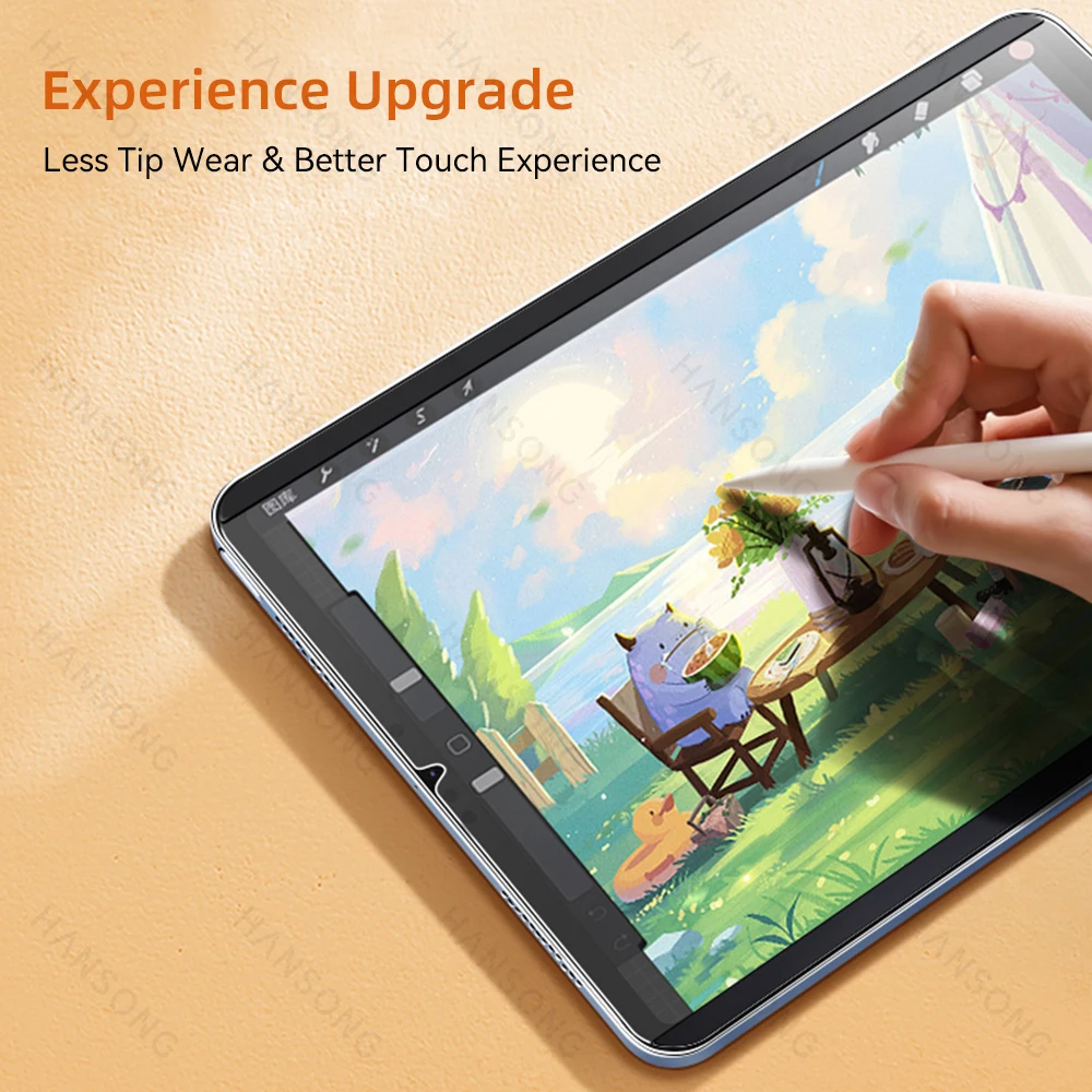 Para Xiaomi Pad Protector de pantalla con sensación de papel para Mi Pad 5/6/7 6S Pro 12,4 rojo Mi Pad SE 11 pulgadas 10,6 pulgadas película de escritura magnética esmerilada - imagen 4