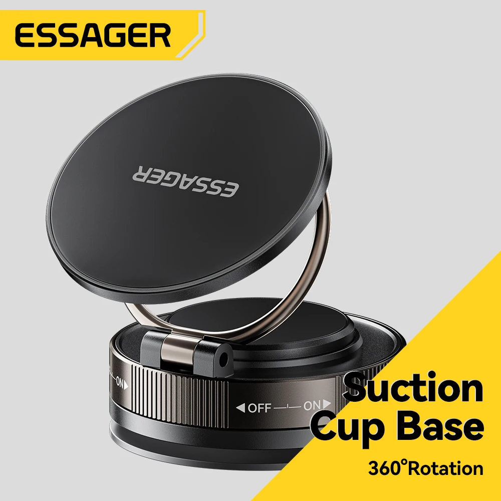 Soporte para teléfono con ventosa magnética Essager 360 °   Giratorio para iPhone 16 15 14 13 Pro Max Soporte magnético plegable móvil ajustable - imagen 2