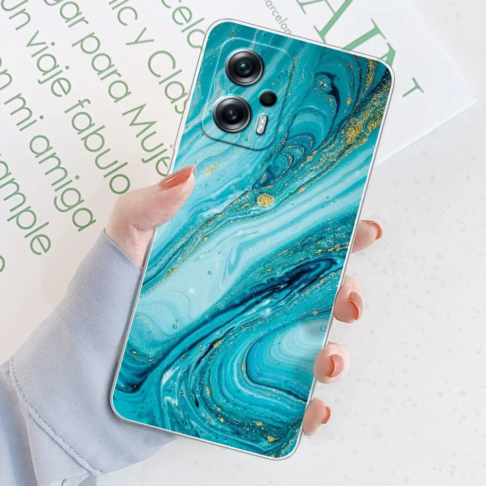 Funda suave de silicona TPU para teléfono móvil Xiaomi, carcasa con diseño claro para POCO X4 GT 5G - imagen 4