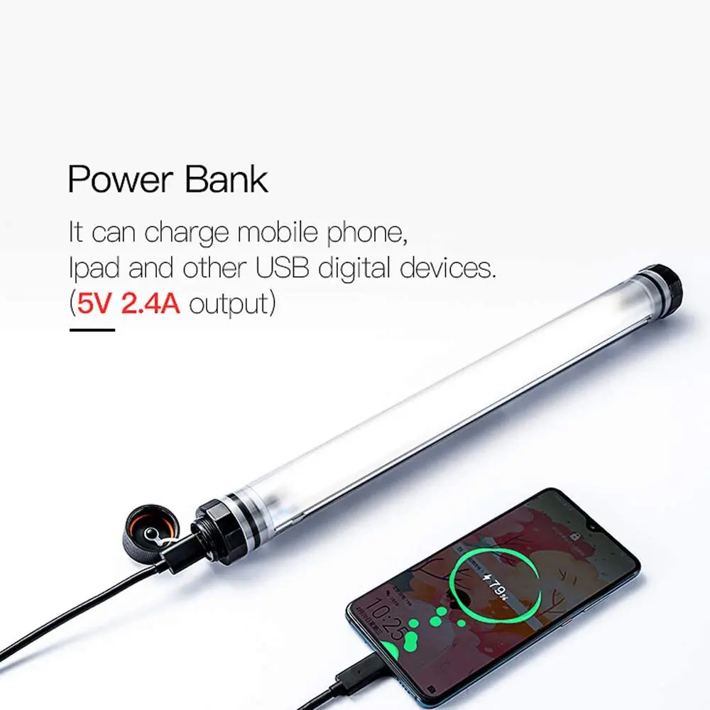 LUXCEO P7RGB Barra de luz impermeable Luz de vídeo LED de mano 8 colores emisores Luz LED de buceo con control remoto - imagen 5