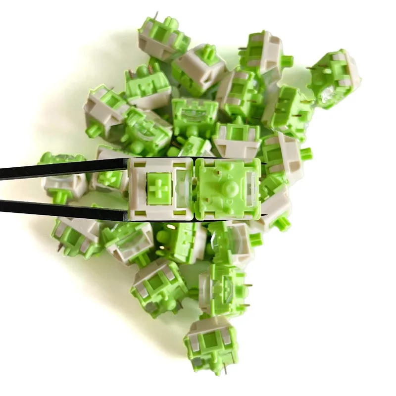 Interruptor RK Biluochun de 5 pines HIFI lineal PGB 42gf para teclado mecánico personalizado, interruptores para juegos, accesorios, lubricación de fábrica - imagen 3