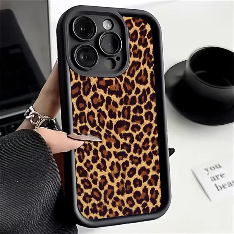 Funda con estampado de cebra y leopardo para OPPO A60 A17 A16 A15 A15S A53 A9 A5 2020 A54 A55 A58 A74 A52 A72 A92 A76 A96 A73 A94 - imagen 2