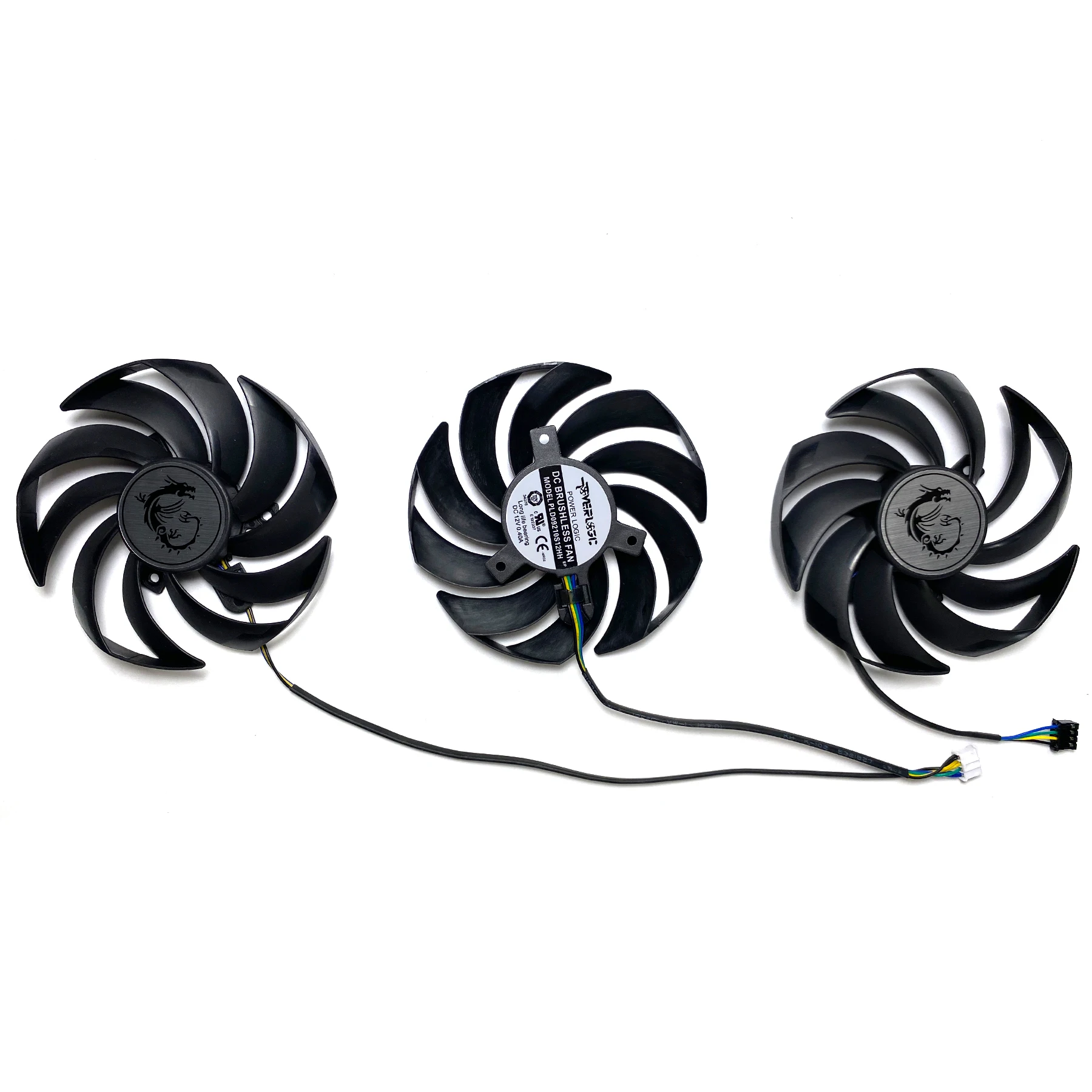Ventilador de repuesto para tarjeta gráfica MSI Radeon RX7900XT 7900XTX GAMING TRIO CLASSIC, nuevo, PLD09210S12HH - imagen 5