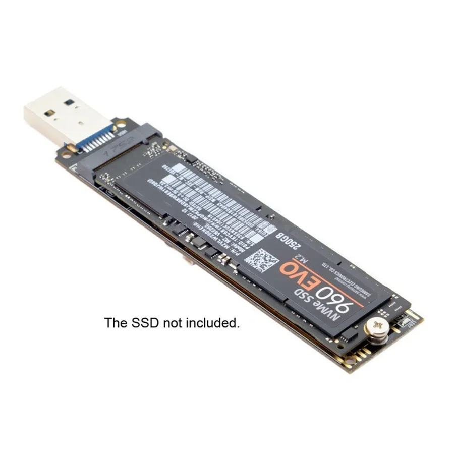 Adaptador M.2 NVME SSD a USB 3,1, tarjeta convertidora interna PCI-E a USB-A 3,0, 10gbps, USB3.1 Gen 2 para Samsung 970 960/para Intel NEW - imagen 3
