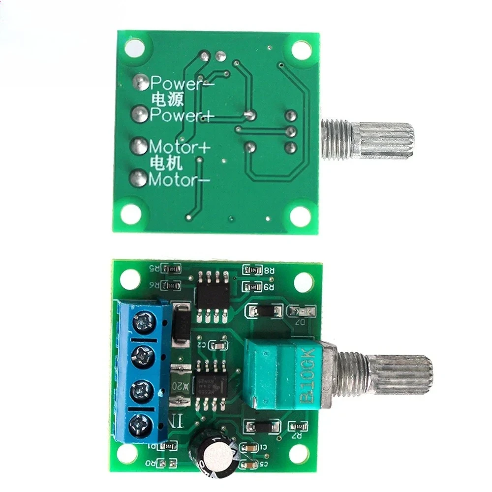 Módulo controlador de velocidad del Motor DC 1,8 V 3V 5V 6V 12V 2A PWM DC interruptor de Control de velocidad del Motor de bajo voltaje módulo de accionamiento ajustable - imagen 4